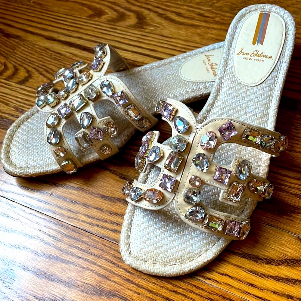 Sam Edelman: Bay Jewel Flat (Eggshell)